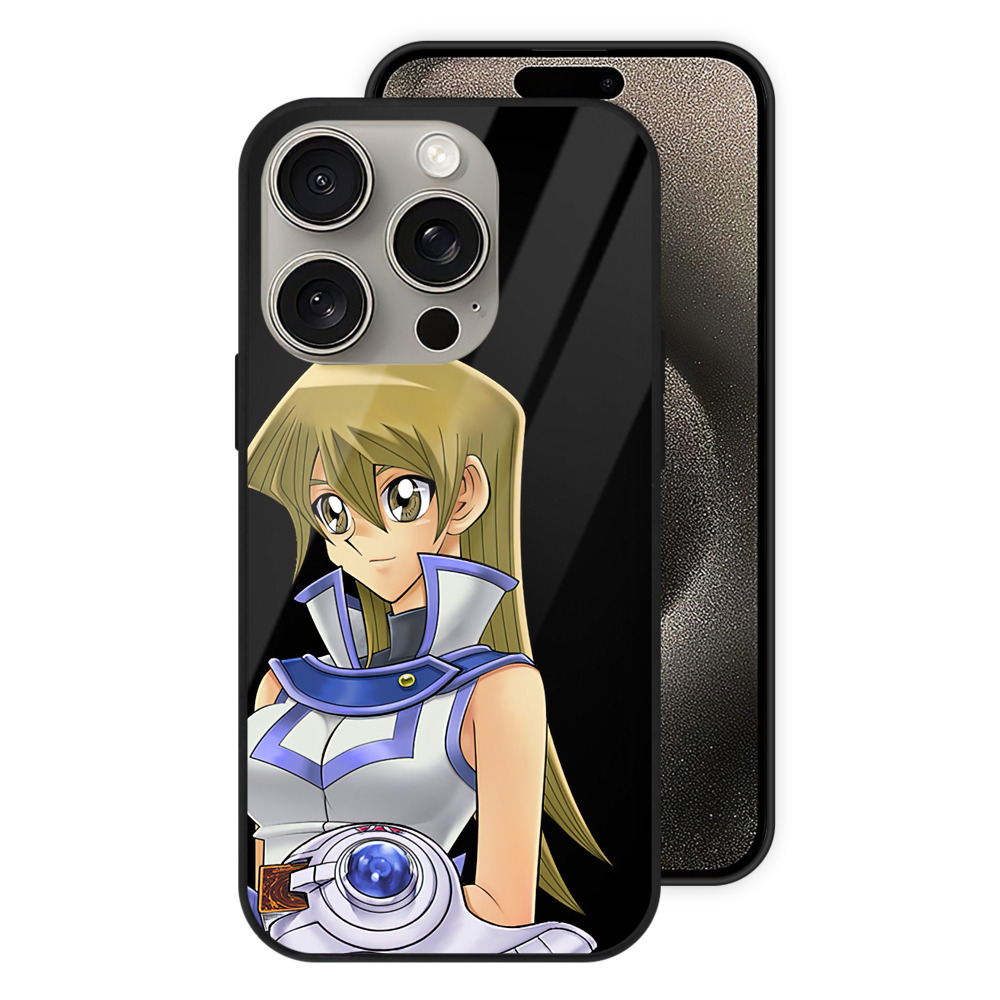 （画像用） 遊☆戯☆王 Yu-Gi-Oh! 【iPhone15Pro対応】スマホケース 耐衝撃＆黄変防止 背面ガラス