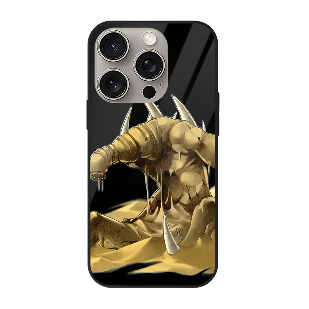 遊☆戯☆王 Yu-Gi-Oh! 【iPhone15Pro対応】スマホケース 耐衝撃＆黄変防止 背面ガラス