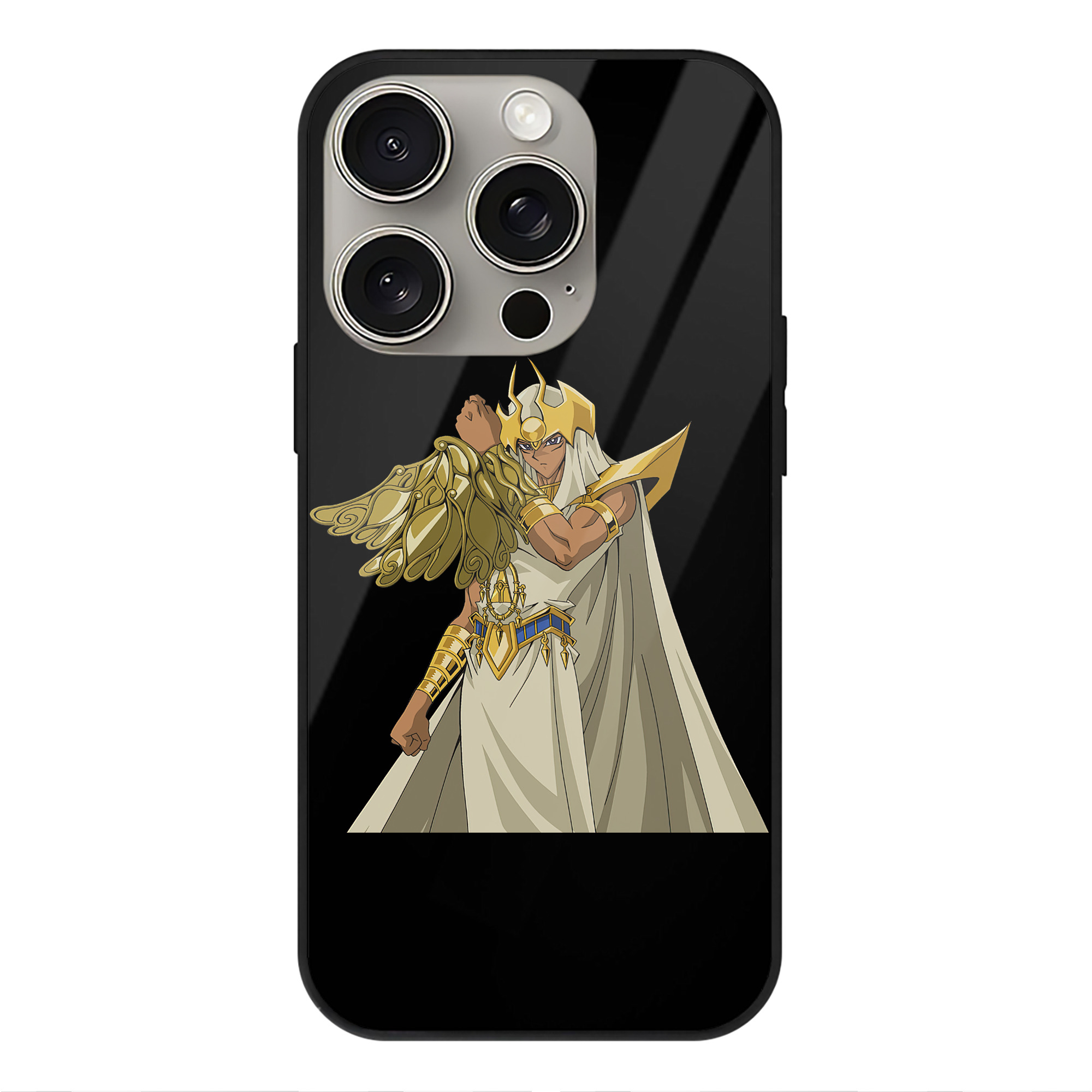 遊☆戯☆王 Yu-Gi-Oh! 【iPhone15Pro対応】スマホケース 耐衝撃＆黄変防止 背面ガラス