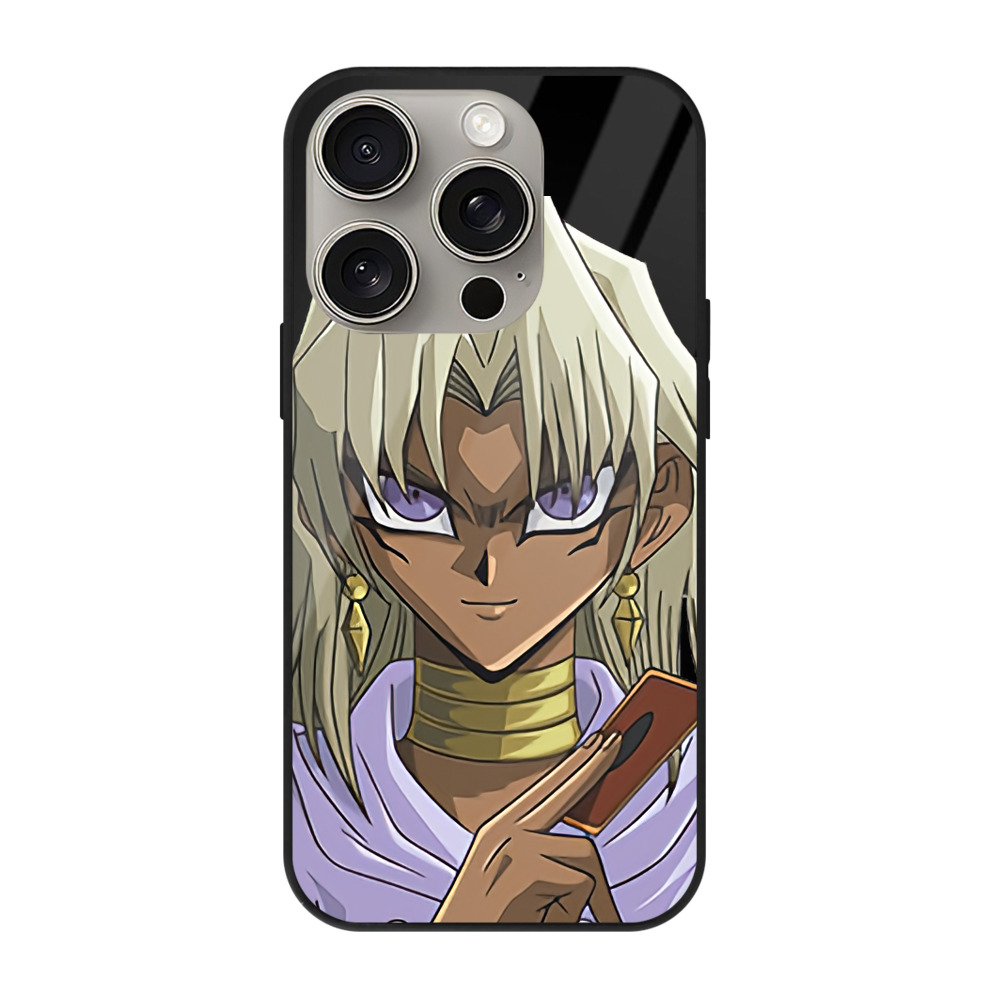 （画像用） 遊☆戯☆王 Yu-Gi-Oh! 【iPhone15Pro対応】スマホケース 耐衝撃＆黄変防止 背面ガラス