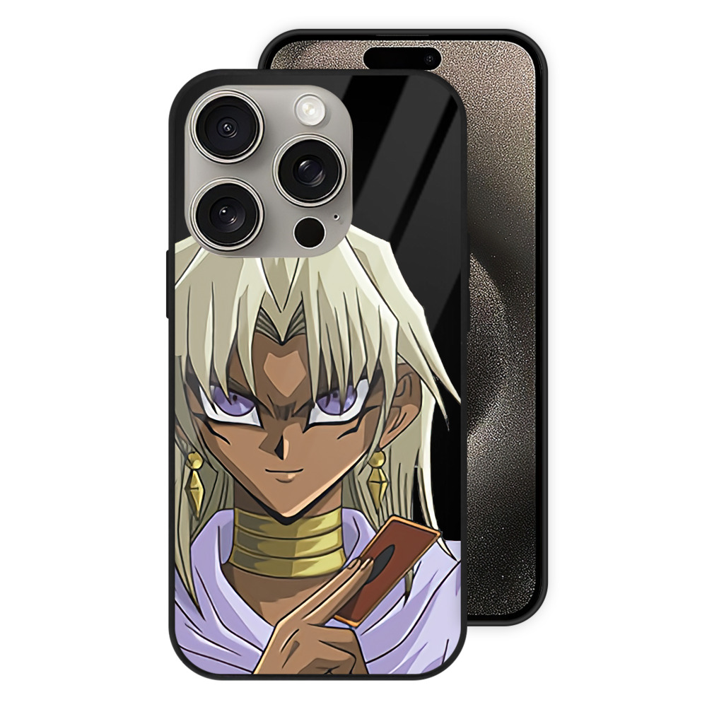 （画像用） 遊☆戯☆王 Yu-Gi-Oh! 【iPhone15Pro対応】スマホケース 耐衝撃＆黄変防止 背面ガラス