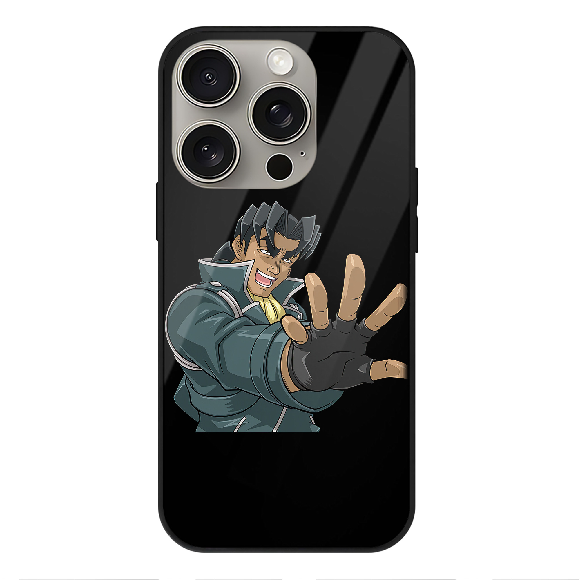 遊☆戯☆王 Yu-Gi-Oh! 【iPhone15Pro対応】スマホケース 耐衝撃＆黄変防止 背面ガラス