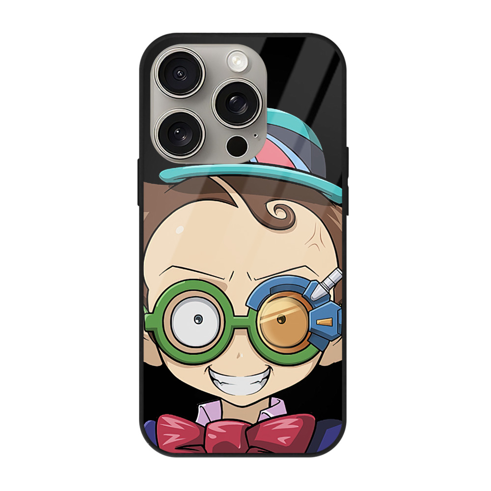 遊☆戯☆王 Yu-Gi-Oh! 【iPhone15Pro対応】スマホケース 耐衝撃＆黄変防止 背面ガラス