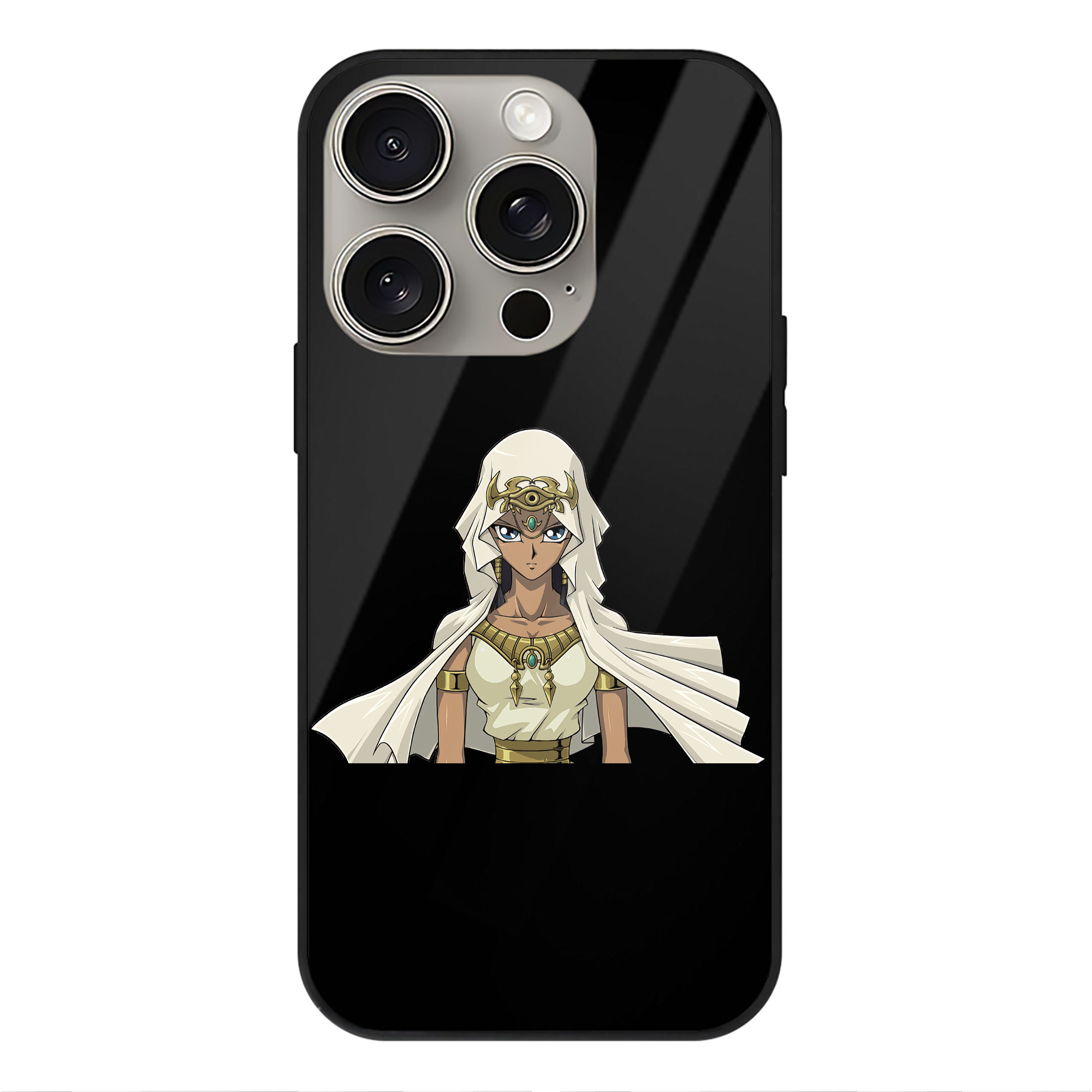 遊☆戯☆王 Yu-Gi-Oh! 【iPhone15Pro対応】スマホケース 耐衝撃＆黄変防止 背面ガラス