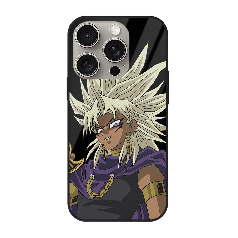 （画像用） 遊☆戯☆王 Yu-Gi-Oh! 【iPhone15Pro対応】スマホケース 耐衝撃＆黄変防止 背面ガラス