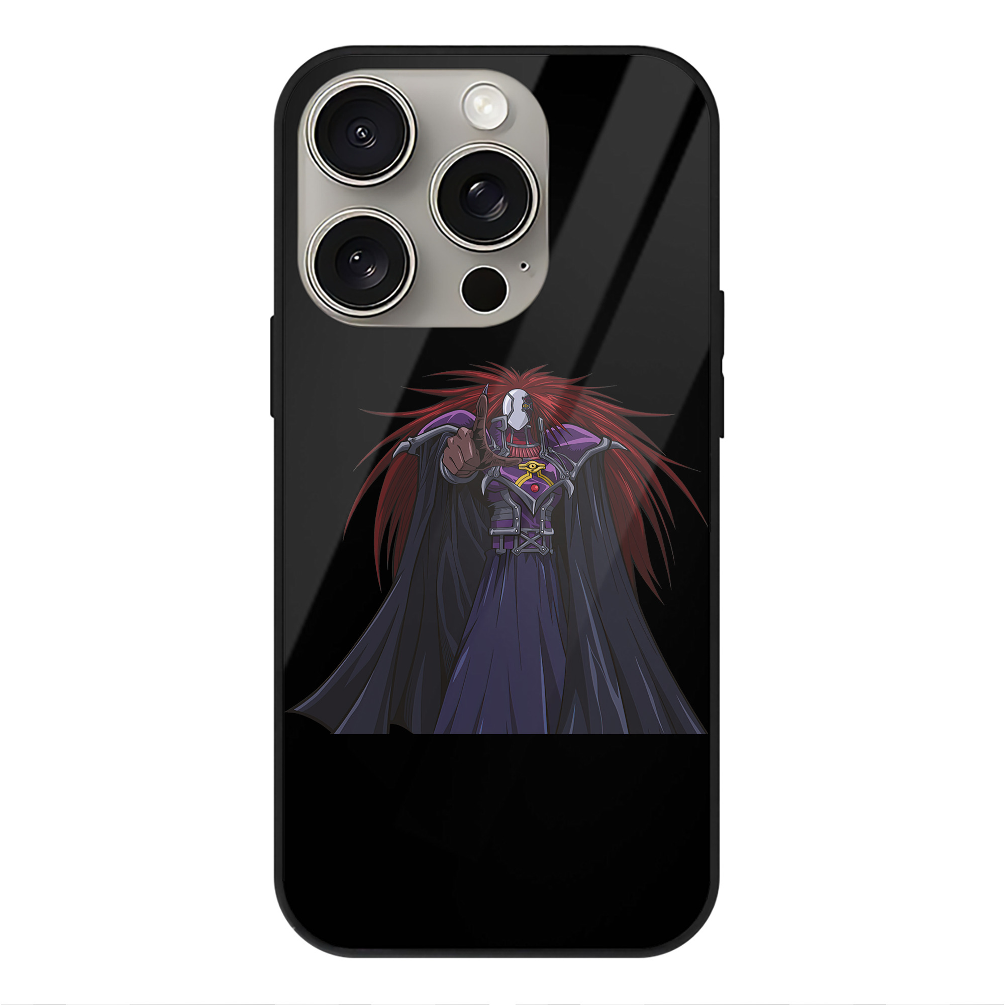 遊☆戯☆王 Yu-Gi-Oh! 【iPhone15Pro対応】スマホケース 耐衝撃＆黄変防止 背面ガラス