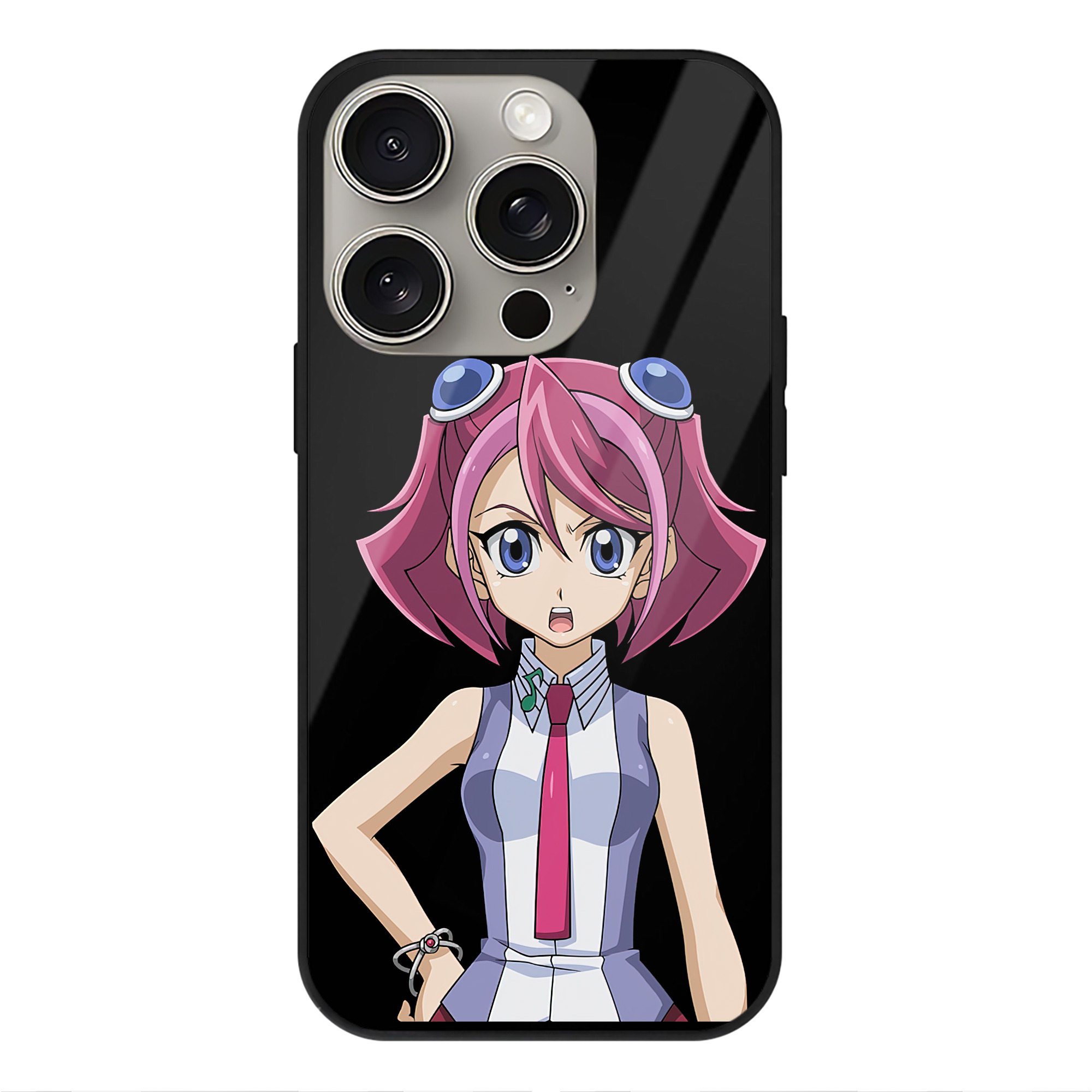 遊☆戯☆王 Yu-Gi-Oh! 【iPhone15Pro対応】スマホケース 耐衝撃＆黄変防止 背面ガラス