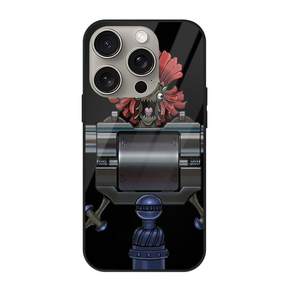 （画像用） 遊☆戯☆王 Yu-Gi-Oh! 【iPhone15Pro対応】スマホケース 耐衝撃＆黄変防止 背面ガラス