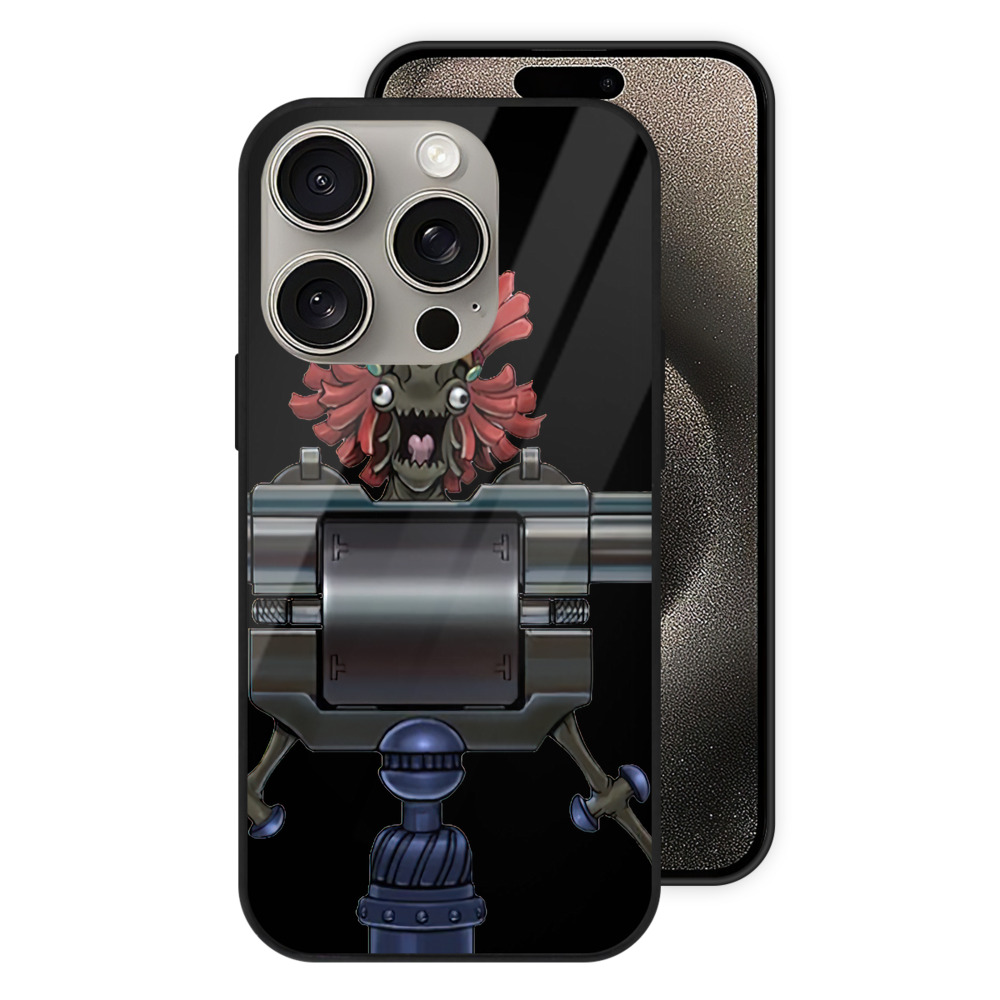（画像用） 遊☆戯☆王 Yu-Gi-Oh! 【iPhone15Pro対応】スマホケース 耐衝撃＆黄変防止 背面ガラス