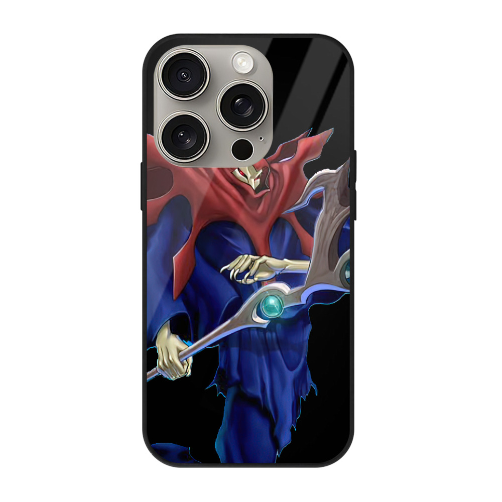 遊☆戯☆王 Yu-Gi-Oh! 【iPhone15Pro対応】スマホケース 耐衝撃＆黄変防止 背面ガラス