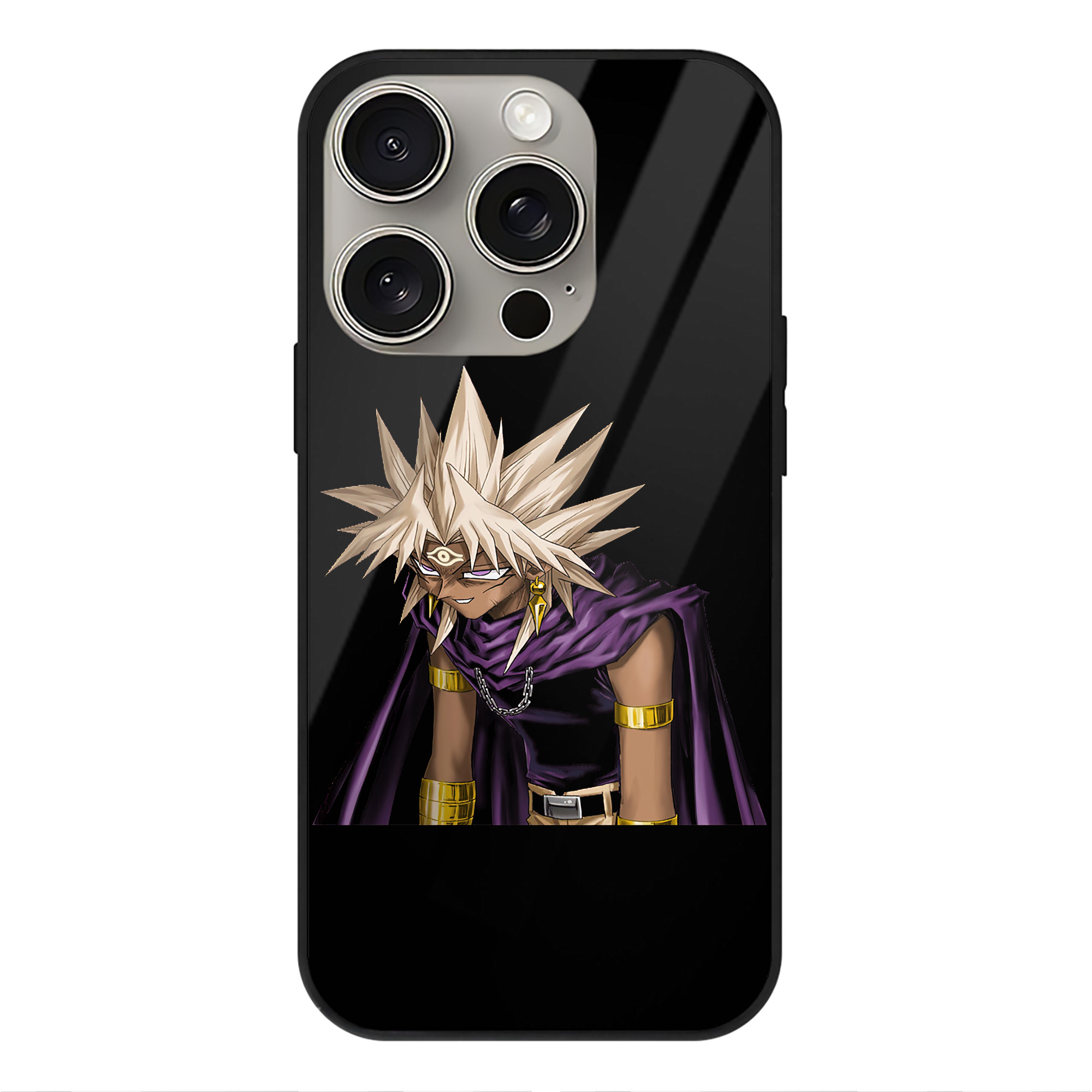 遊☆戯☆王 Yu-Gi-Oh! 【iPhone15Pro対応】スマホケース 耐衝撃＆黄変防止 背面ガラス