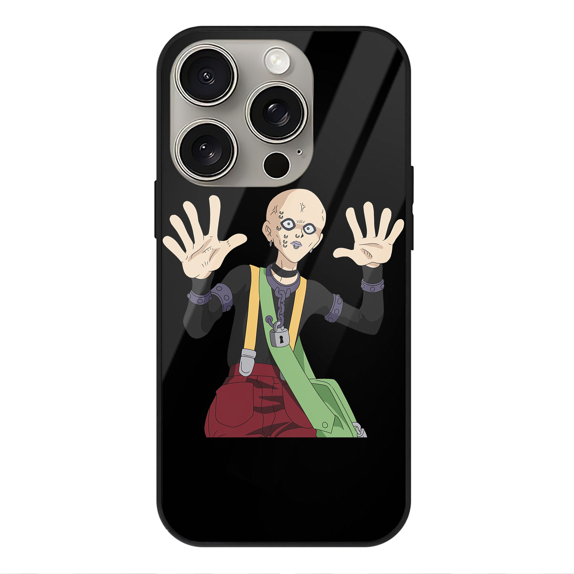 遊☆戯☆王 Yu-Gi-Oh! 【iPhone15Pro対応】スマホケース 耐衝撃＆黄変防止 背面ガラス