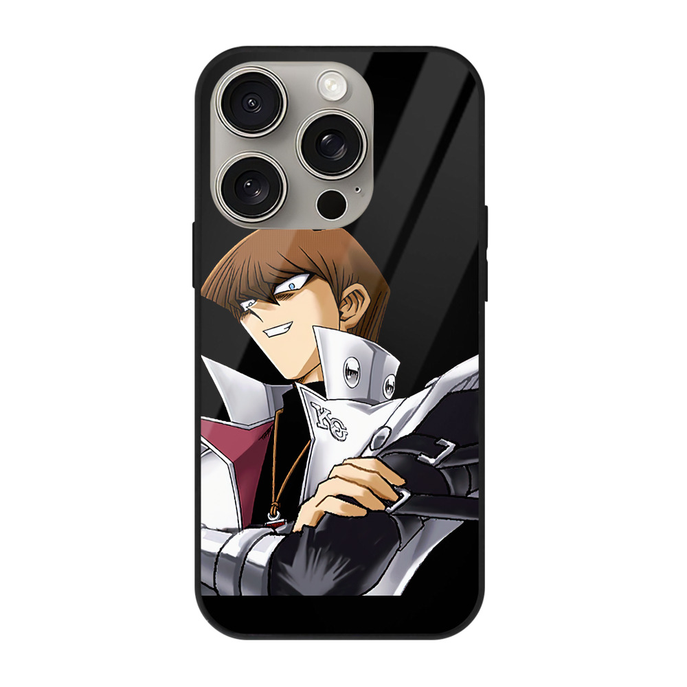 遊☆戯☆王 Yu-Gi-Oh! 【iPhone15Pro対応】スマホケース 耐衝撃＆黄変防止 背面ガラス