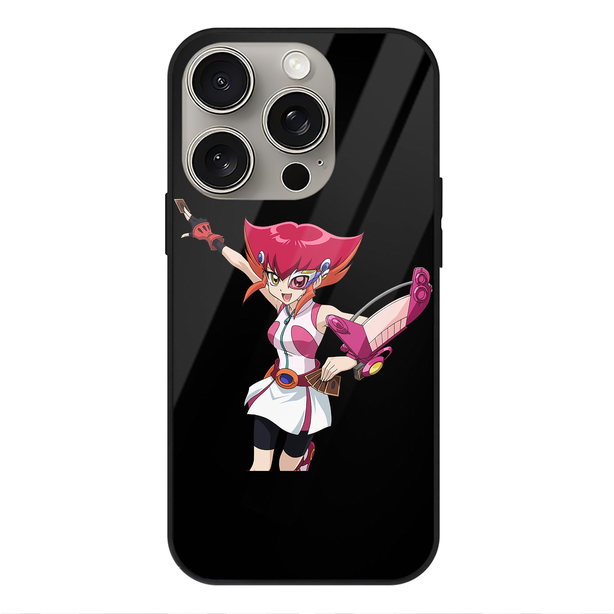 遊☆戯☆王 Yu-Gi-Oh! 【iPhone15Pro対応】スマホケース 耐衝撃＆黄変防止 背面ガラス