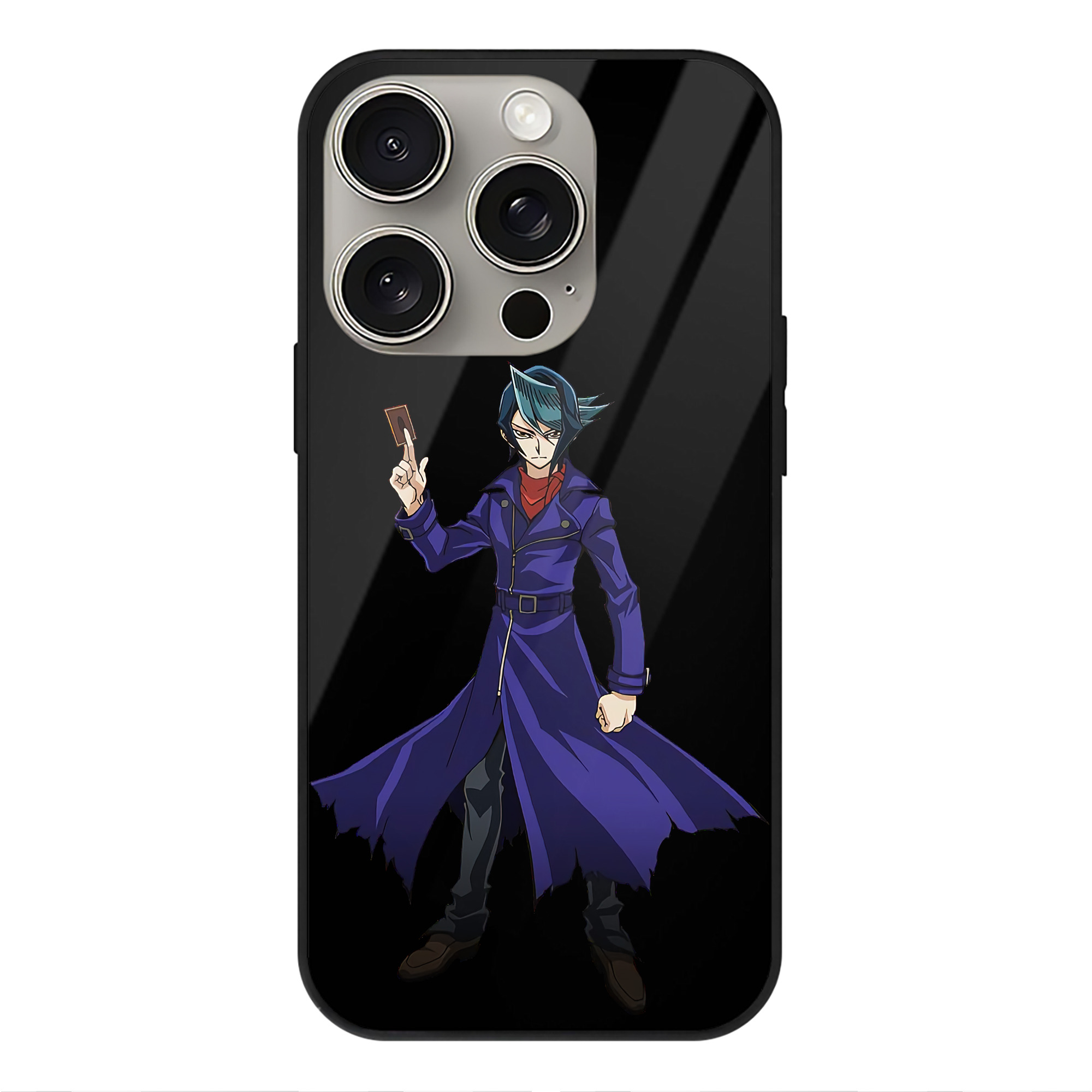 遊☆戯☆王 Yu-Gi-Oh! 【iPhone15Pro対応】スマホケース 耐衝撃＆黄変防止 背面ガラス