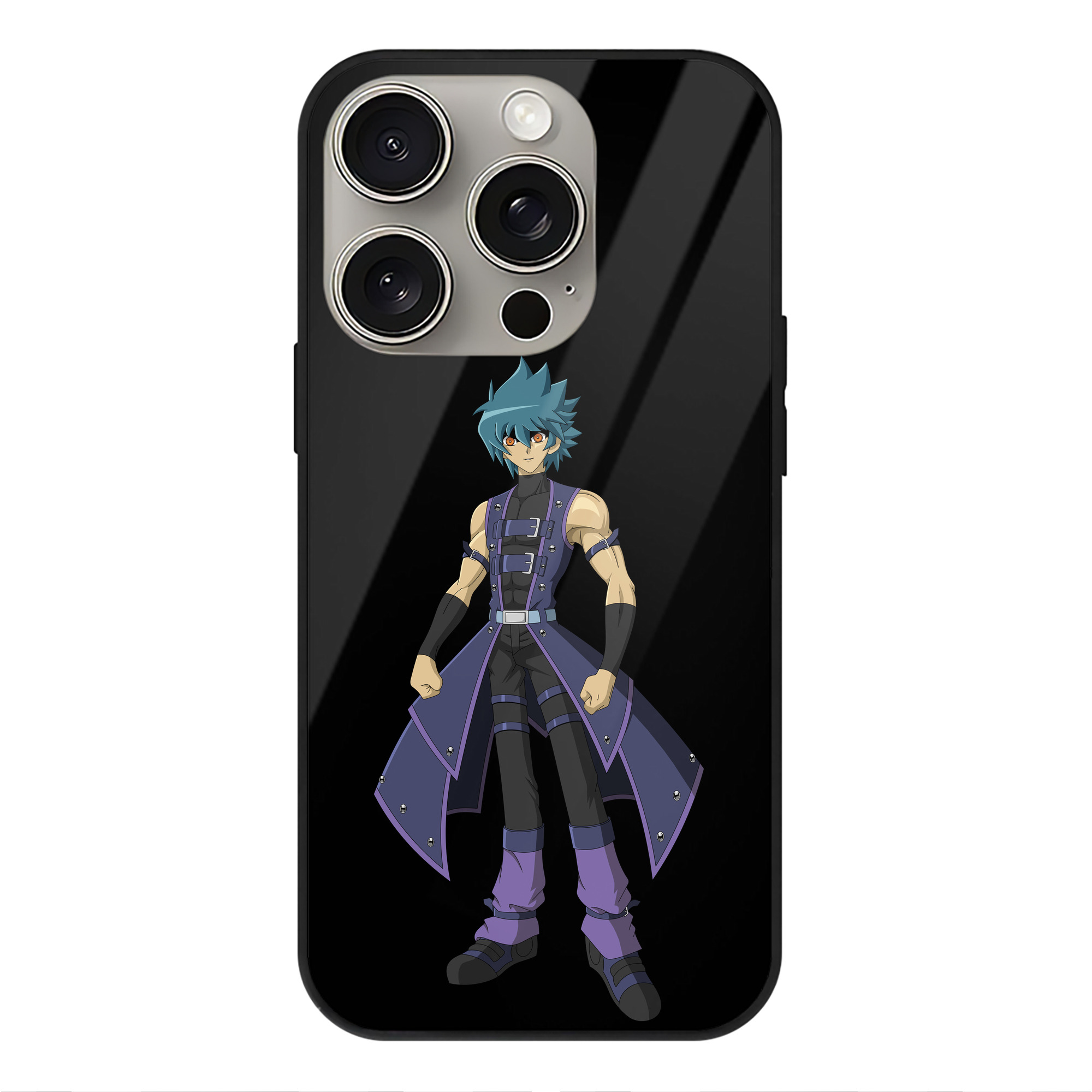 遊☆戯☆王 Yu-Gi-Oh! 【iPhone15Pro対応】スマホケース 耐衝撃＆黄変防止 背面ガラス