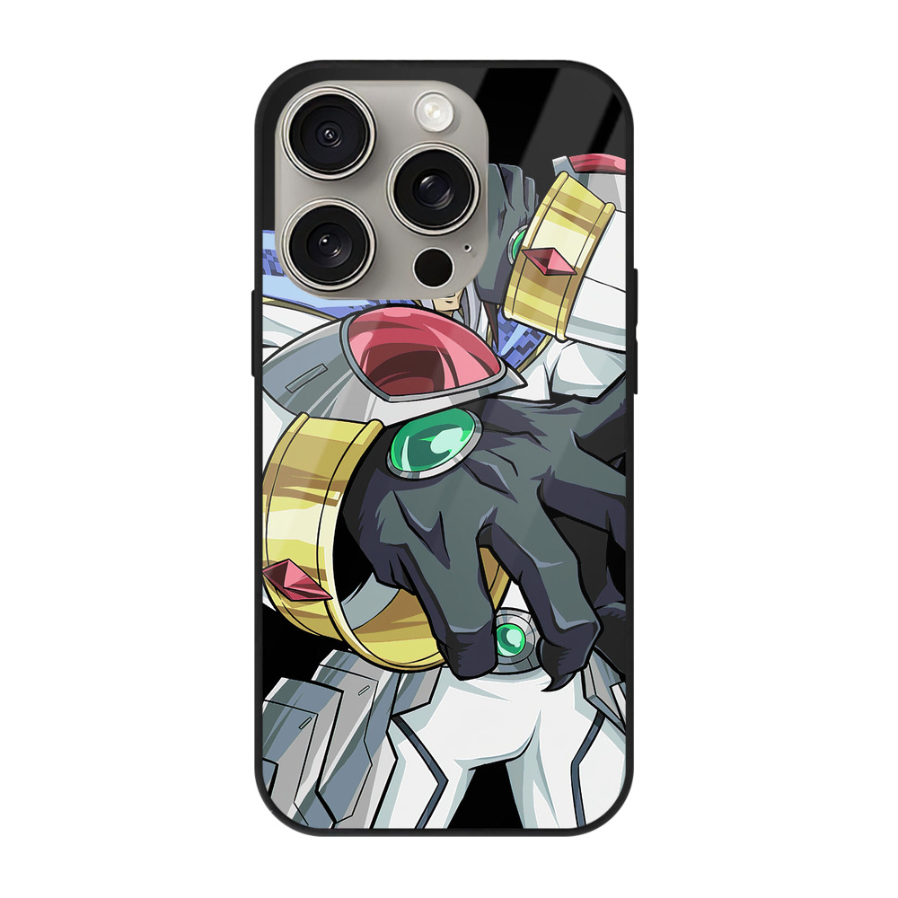 （画像用） 遊☆戯☆王 Yu-Gi-Oh! 【iPhone15Pro対応】スマホケース 耐衝撃＆黄変防止 背面ガラス