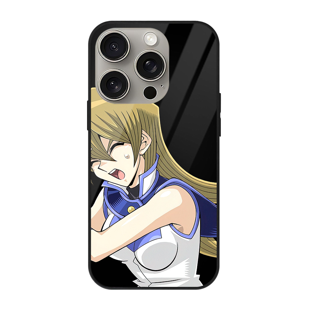 遊☆戯☆王 Yu-Gi-Oh! 【iPhone15Pro対応】スマホケース 耐衝撃＆黄変防止 背面ガラス