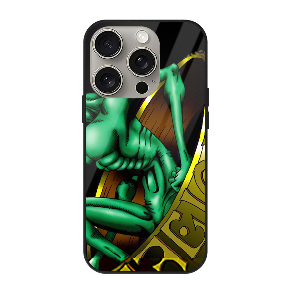 遊☆戯☆王 Yu-Gi-Oh! 【iPhone15Pro対応】スマホケース 耐衝撃＆黄変防止 背面ガラス