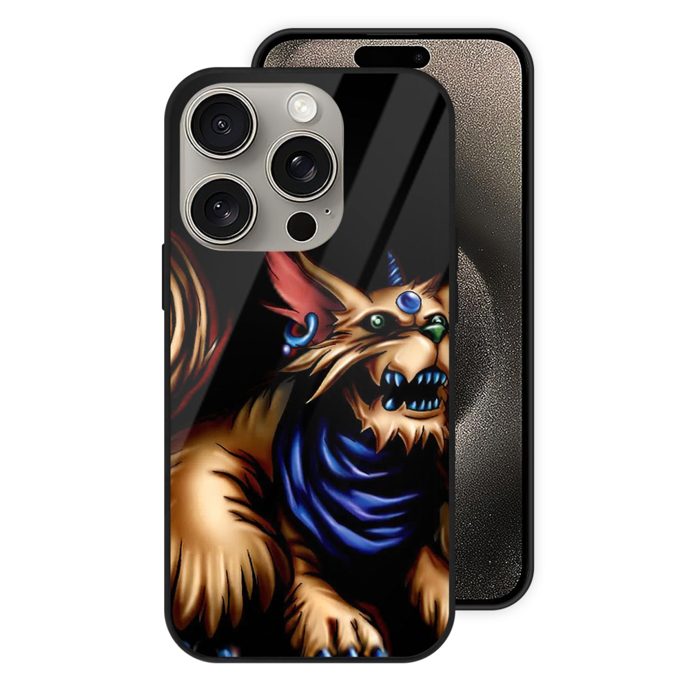 （画像用） 遊☆戯☆王 Yu-Gi-Oh! 【iPhone15Pro対応】スマホケース 耐衝撃＆黄変防止 背面ガラス