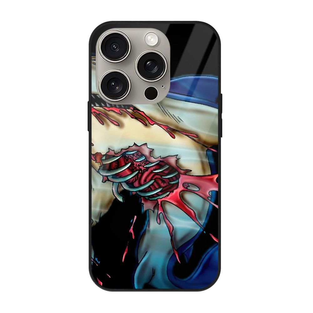 遊☆戯☆王 Yu-Gi-Oh! 【iPhone15Pro対応】スマホケース 耐衝撃＆黄変防止 背面ガラス