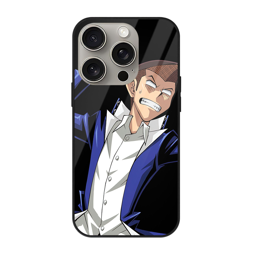 遊☆戯☆王 Yu-Gi-Oh! 【iPhone15Pro対応】スマホケース 耐衝撃＆黄変防止 背面ガラス