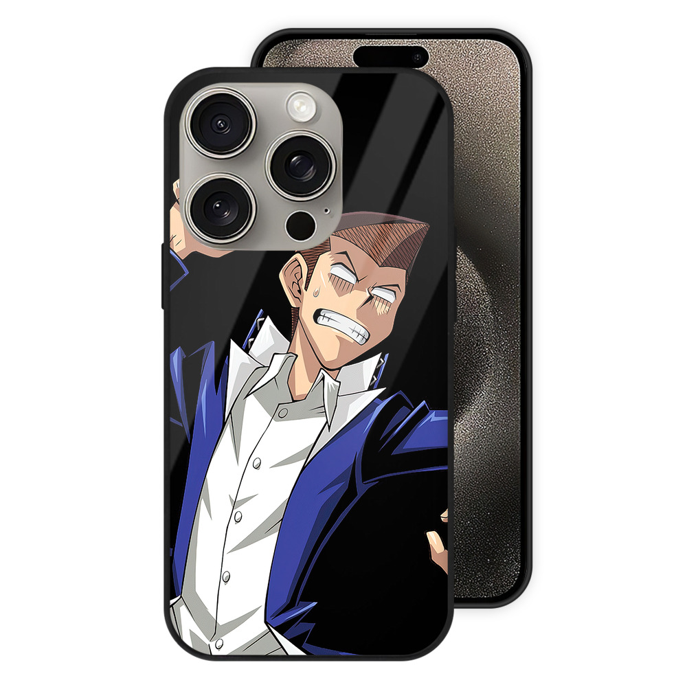 遊☆戯☆王 Yu-Gi-Oh! 【iPhone15Pro対応】スマホケース 耐衝撃＆黄変防止 背面ガラス