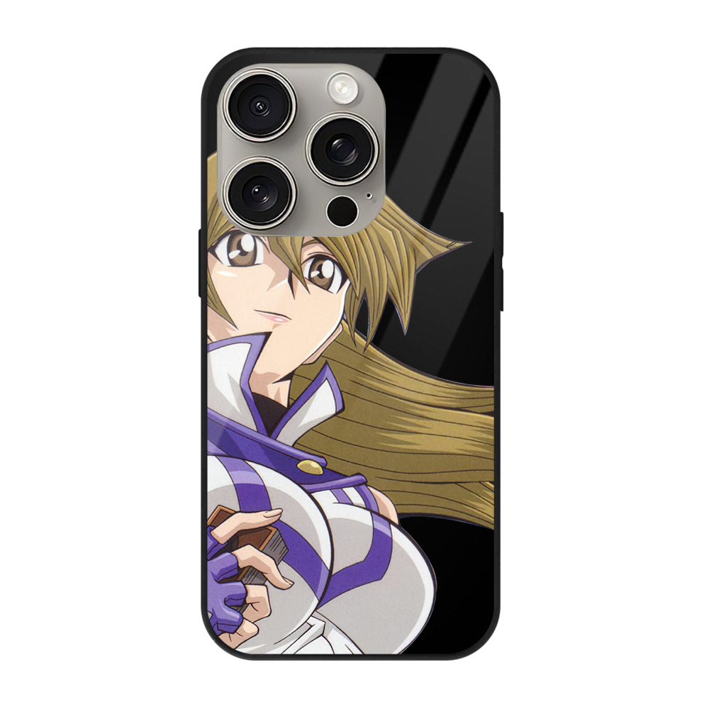 遊☆戯☆王 Yu-Gi-Oh! 【iPhone15Pro対応】スマホケース 耐衝撃＆黄変防止 背面ガラス