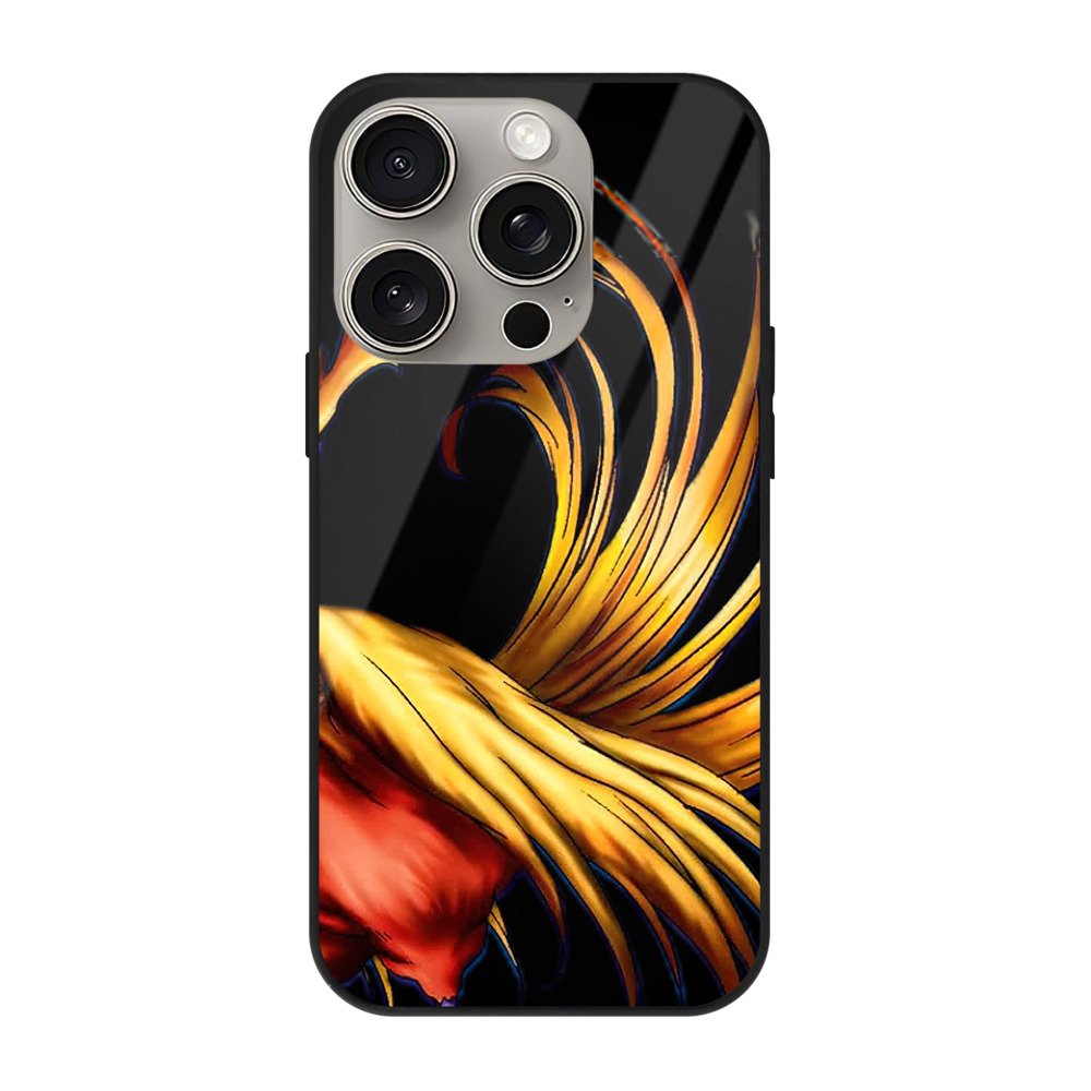 （画像用） 遊☆戯☆王 Yu-Gi-Oh! 【iPhone15Pro対応】スマホケース 耐衝撃＆黄変防止 背面ガラス