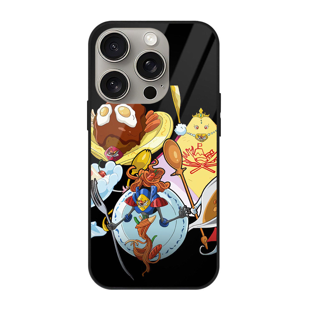 遊☆戯☆王 Yu-Gi-Oh! 【iPhone15Pro対応】スマホケース 耐衝撃＆黄変防止 背面ガラス