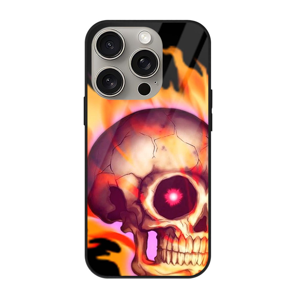 遊☆戯☆王 Yu-Gi-Oh! 【iPhone15Pro対応】スマホケース 耐衝撃＆黄変防止 背面ガラス