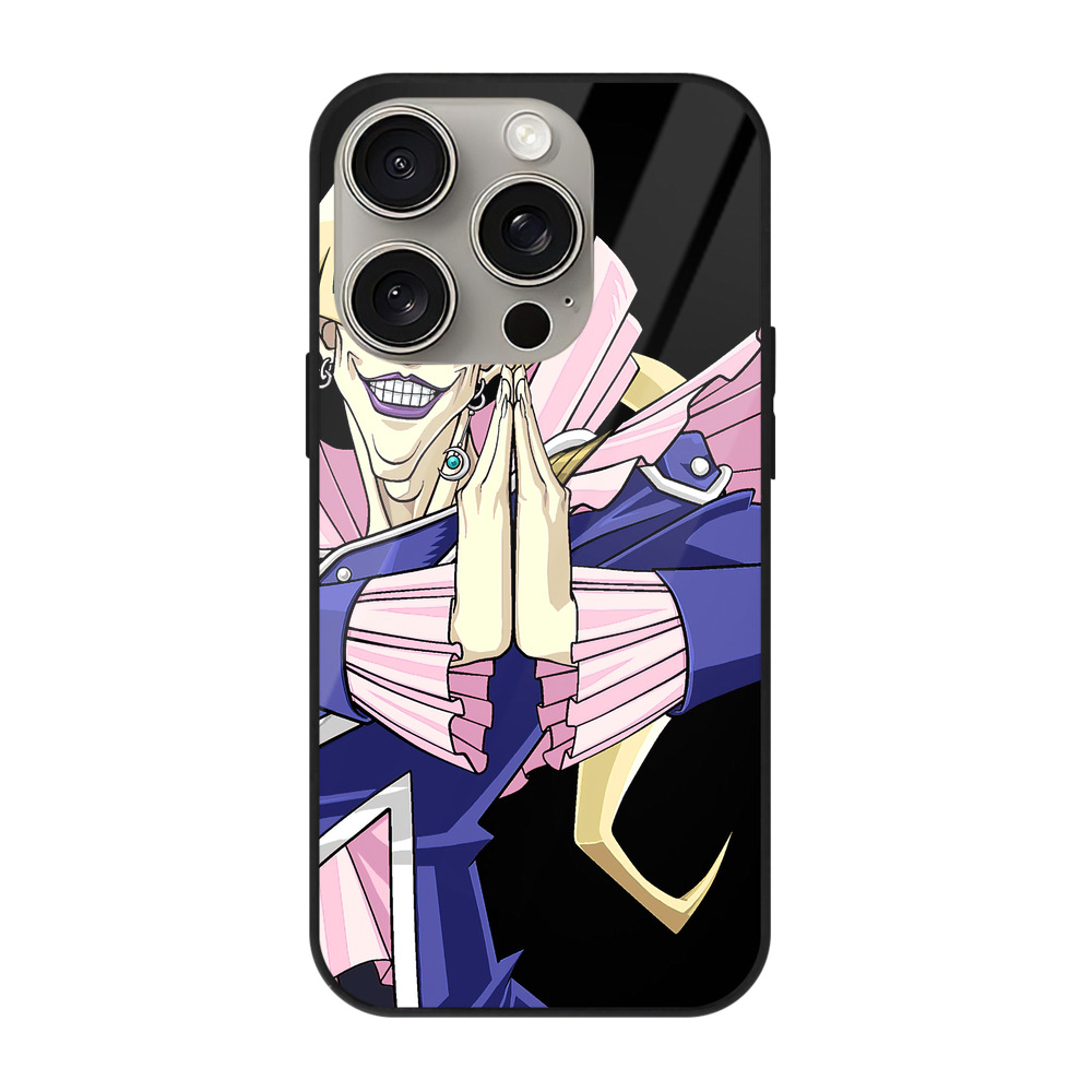 （画像用） 遊☆戯☆王 Yu-Gi-Oh! 【iPhone15Pro対応】スマホケース 耐衝撃＆黄変防止 背面ガラス