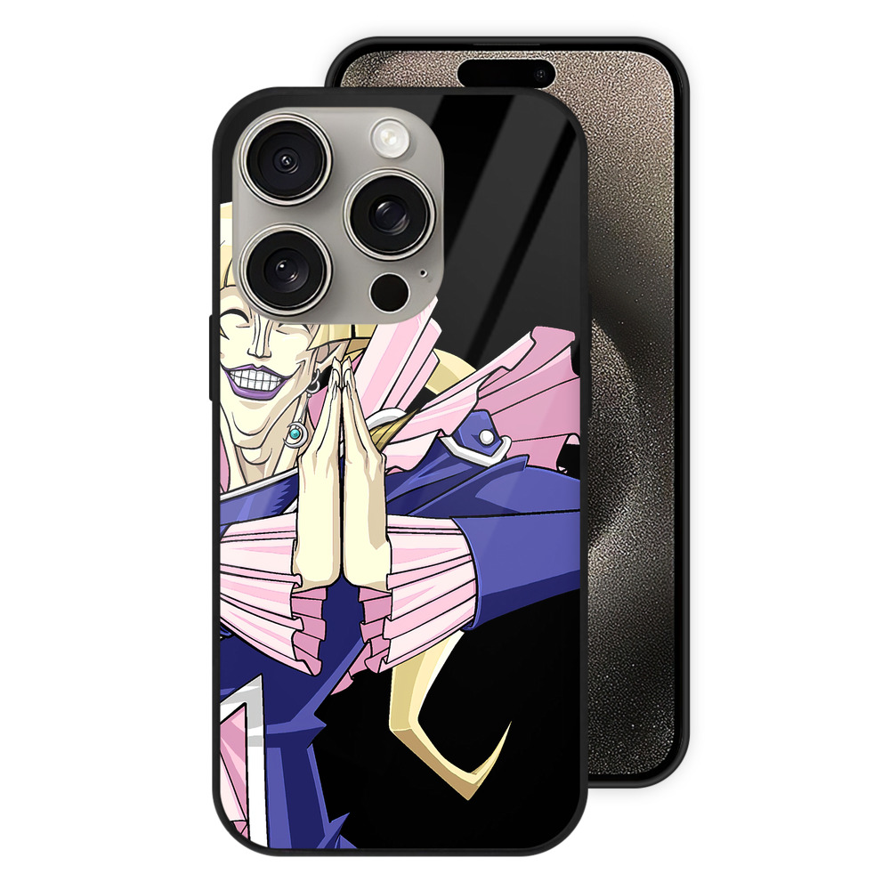 （画像用） 遊☆戯☆王 Yu-Gi-Oh! 【iPhone15Pro対応】スマホケース 耐衝撃＆黄変防止 背面ガラス