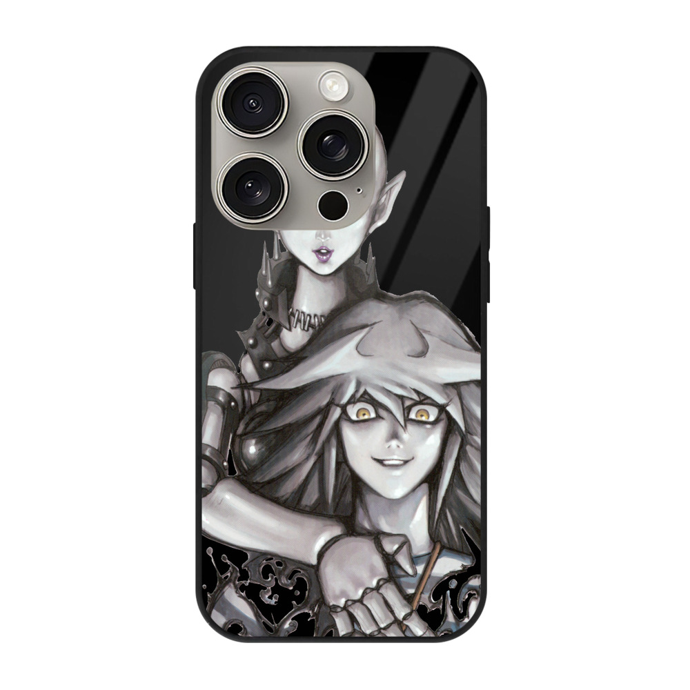 遊☆戯☆王 Yu-Gi-Oh! 【iPhone15Pro対応】スマホケース 耐衝撃＆黄変防止 背面ガラス