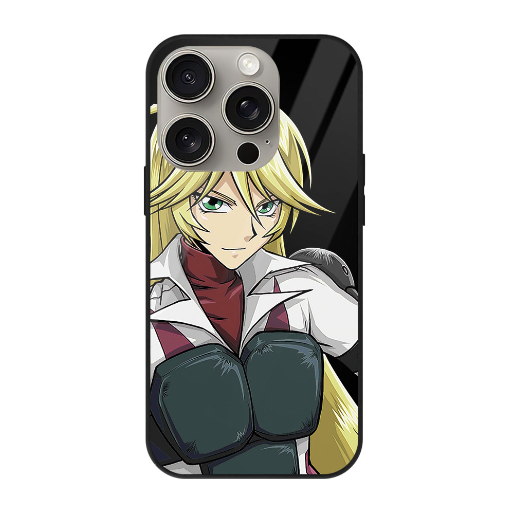 遊☆戯☆王 Yu-Gi-Oh! 【iPhone15Pro対応】スマホケース 耐衝撃＆黄変防止 背面ガラス