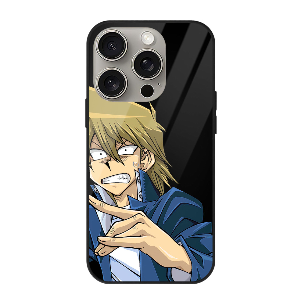 （画像用） 遊☆戯☆王 Yu-Gi-Oh! 【iPhone15Pro対応】スマホケース 耐衝撃＆黄変防止 背面ガラス