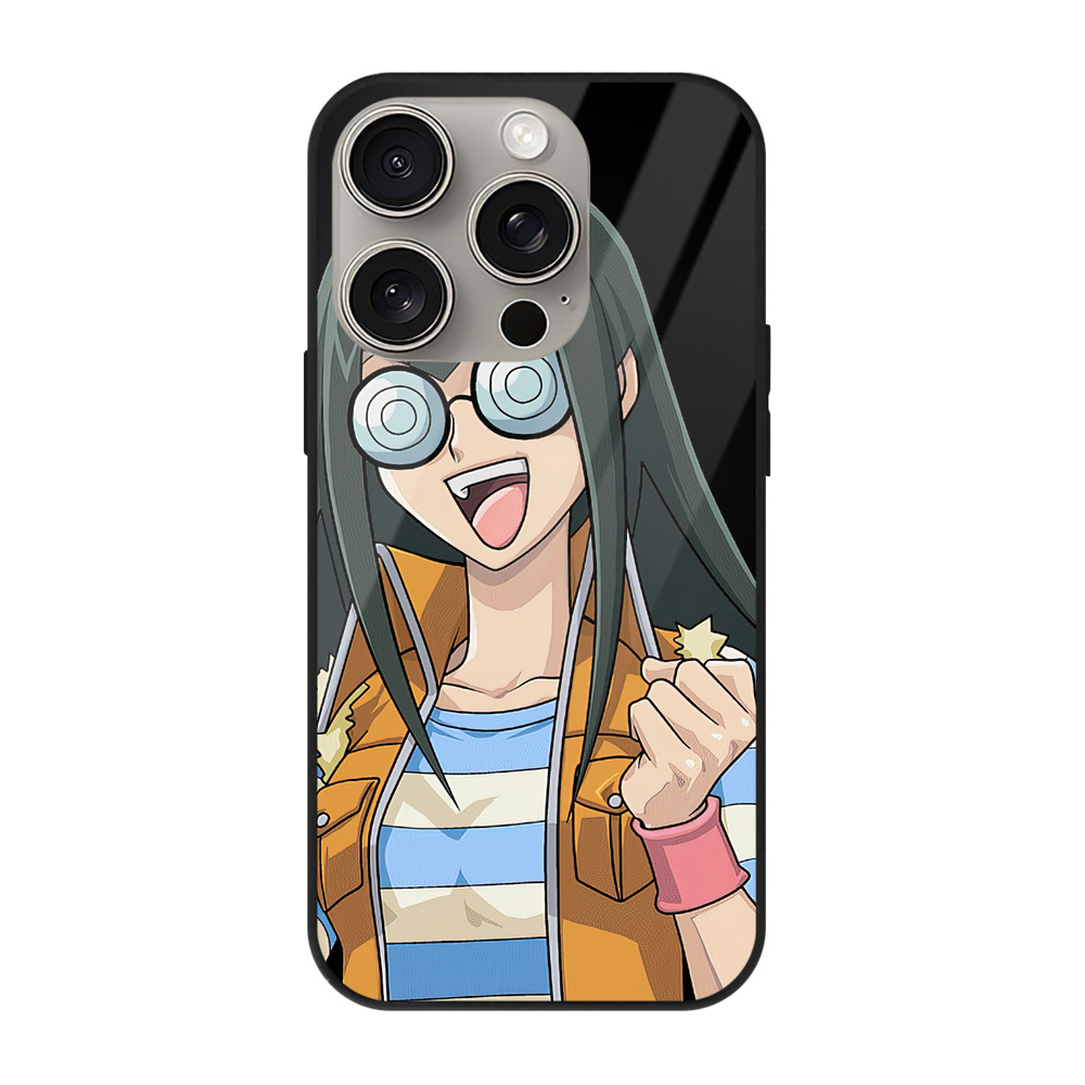 遊☆戯☆王 Yu-Gi-Oh! 【iPhone15Pro対応】スマホケース 耐衝撃＆黄変防止 背面ガラス