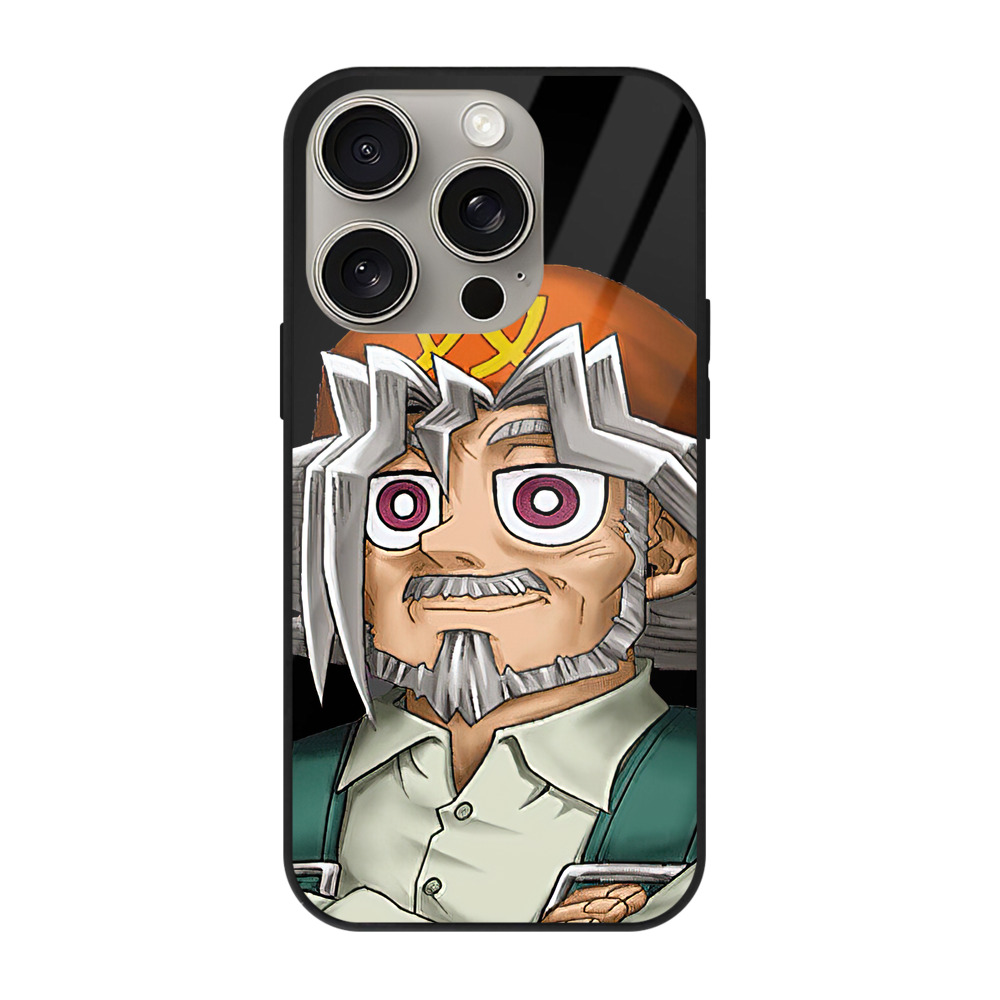 遊☆戯☆王 Yu-Gi-Oh! 【iPhone15Pro対応】スマホケース 耐衝撃＆黄変防止 背面ガラス