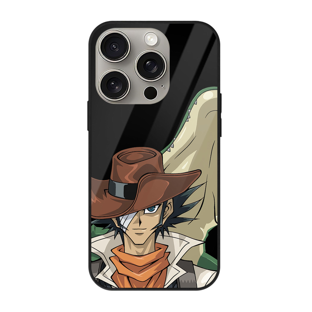 遊☆戯☆王 Yu-Gi-Oh! 【iPhone15Pro対応】スマホケース 耐衝撃＆黄変防止 背面ガラス