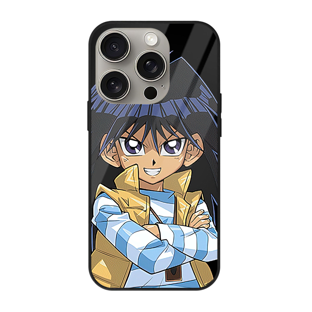 遊☆戯☆王 Yu-Gi-Oh! 【iPhone15Pro対応】スマホケース 耐衝撃＆黄変防止 背面ガラス