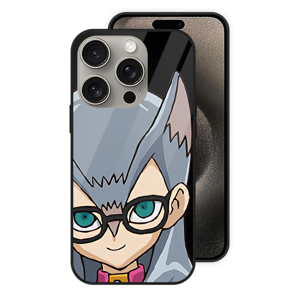 遊☆戯☆王 Yu-Gi-Oh! 【iPhone15Pro対応】スマホケース 耐衝撃＆黄変防止 背面ガラス