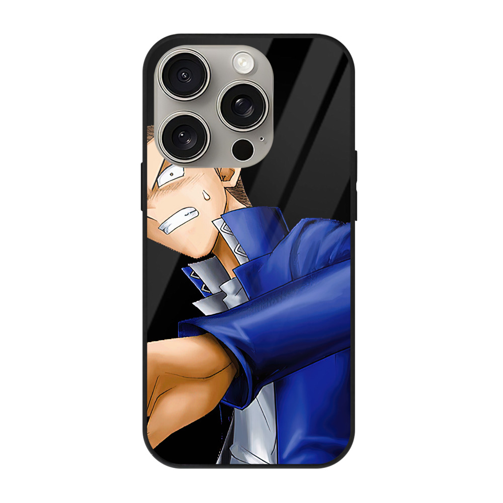 遊☆戯☆王 Yu-Gi-Oh! 【iPhone15Pro対応】スマホケース 耐衝撃＆黄変防止 背面ガラス