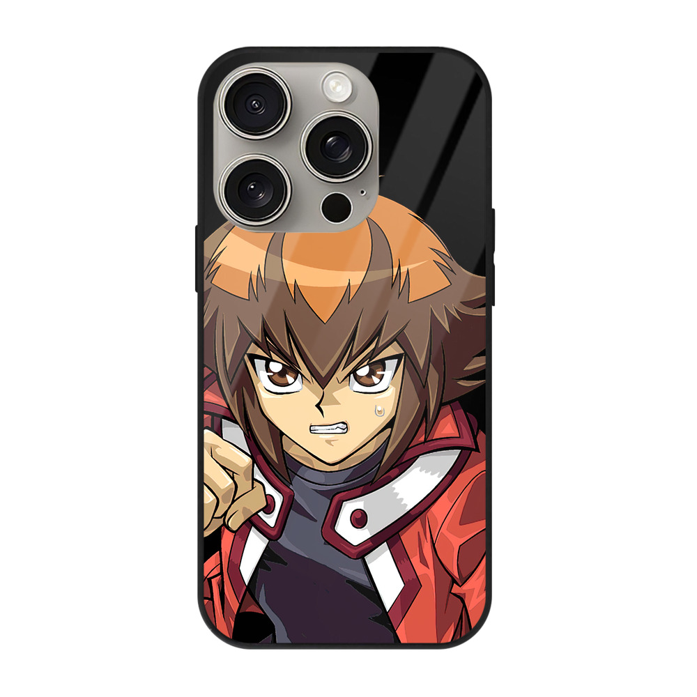 遊☆戯☆王 Yu-Gi-Oh! 【iPhone15Pro対応】スマホケース 耐衝撃＆黄変防止 背面ガラス