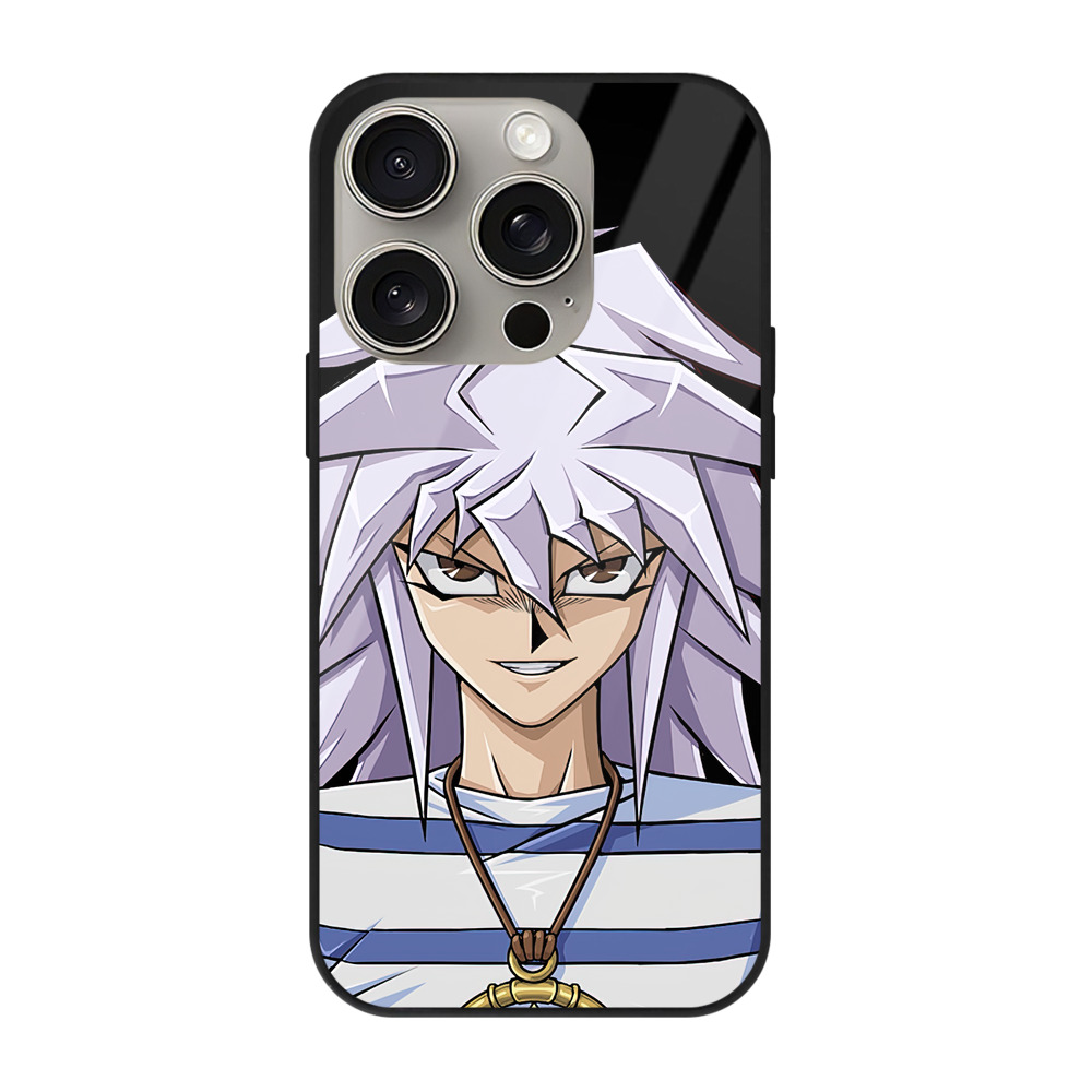 遊☆戯☆王 Yu-Gi-Oh! 【iPhone15Pro対応】スマホケース 耐衝撃＆黄変防止 背面ガラス