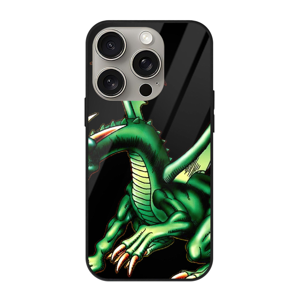 遊☆戯☆王 Yu-Gi-Oh! 【iPhone15Pro対応】スマホケース 耐衝撃＆黄変防止 背面ガラス