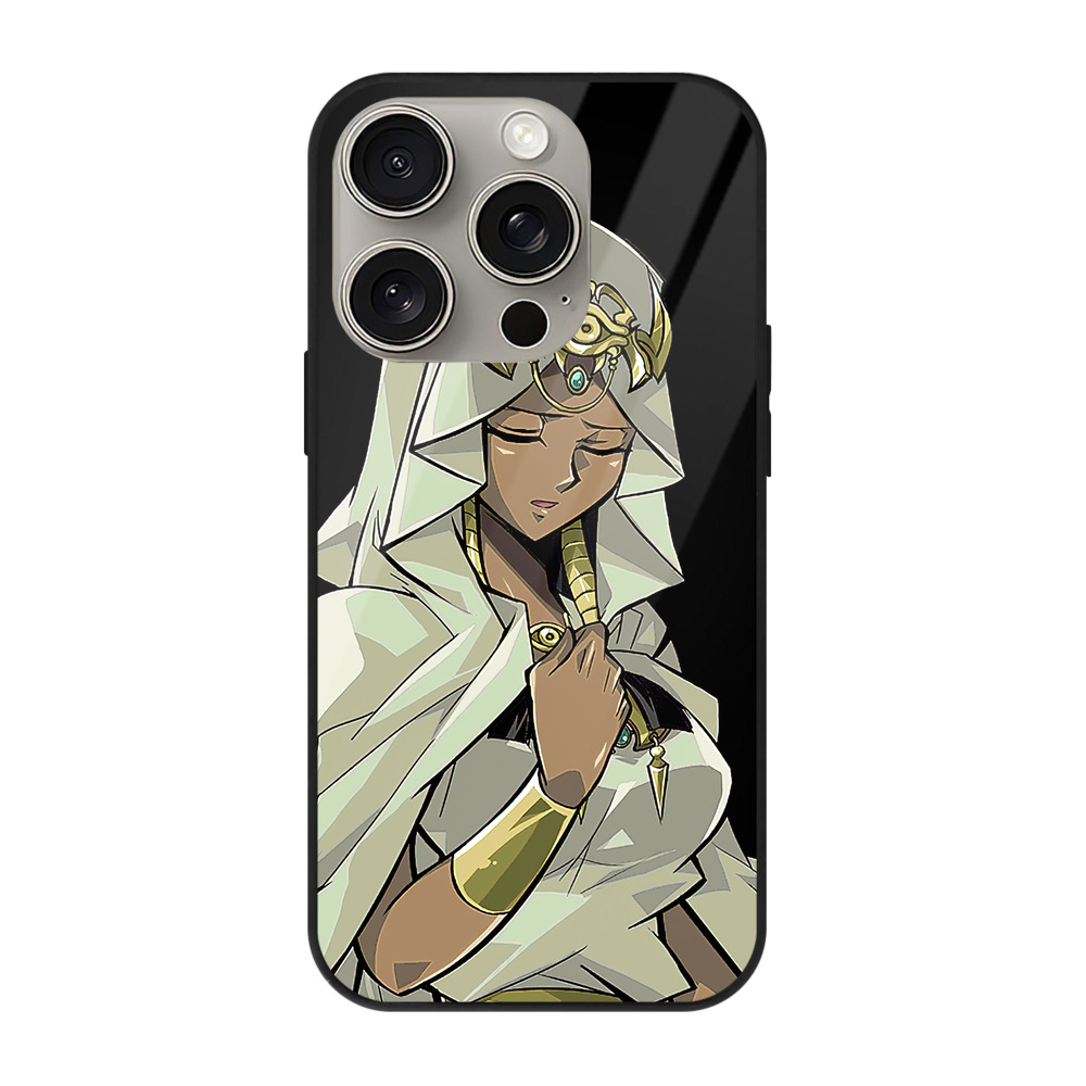 遊☆戯☆王 Yu-Gi-Oh! 【iPhone15Pro対応】スマホケース 耐衝撃＆黄変防止 背面ガラス