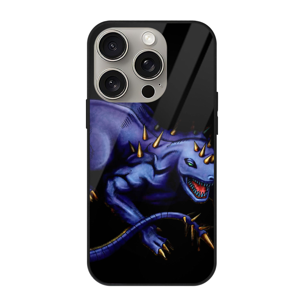 （画像用） 遊☆戯☆王 Yu-Gi-Oh! 【iPhone15Pro対応】スマホケース 耐衝撃＆黄変防止 背面ガラス