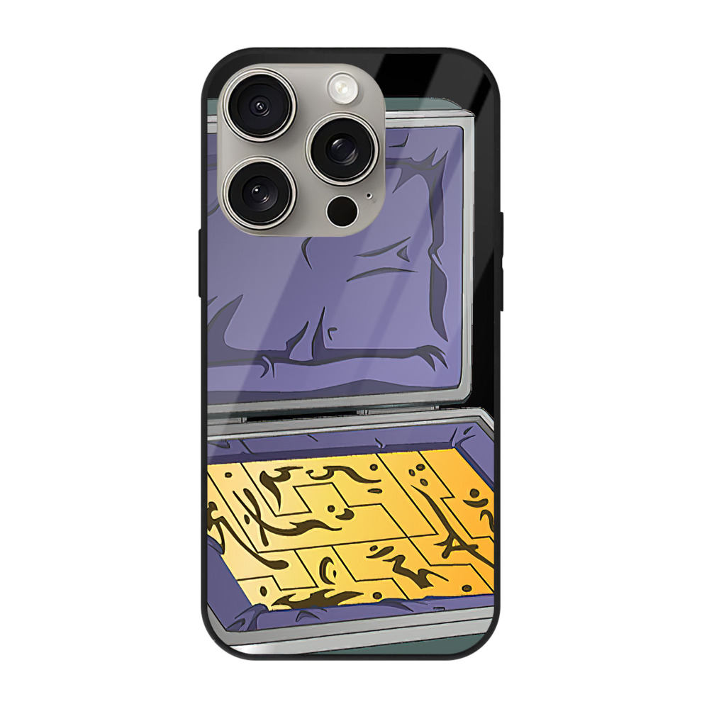 遊☆戯☆王 Yu-Gi-Oh! 【iPhone15Pro対応】スマホケース 耐衝撃＆黄変防止 背面ガラス