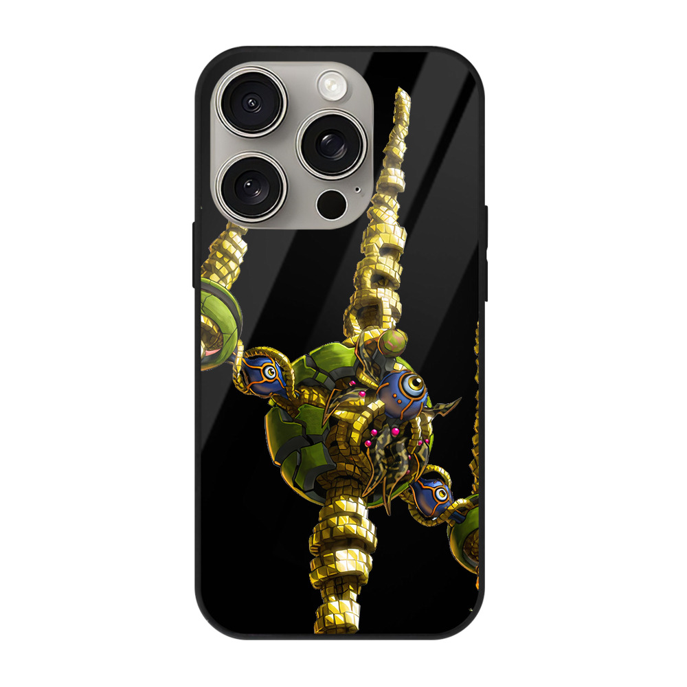 遊☆戯☆王 Yu-Gi-Oh! 【iPhone15Pro対応】スマホケース 耐衝撃＆黄変防止 背面ガラス