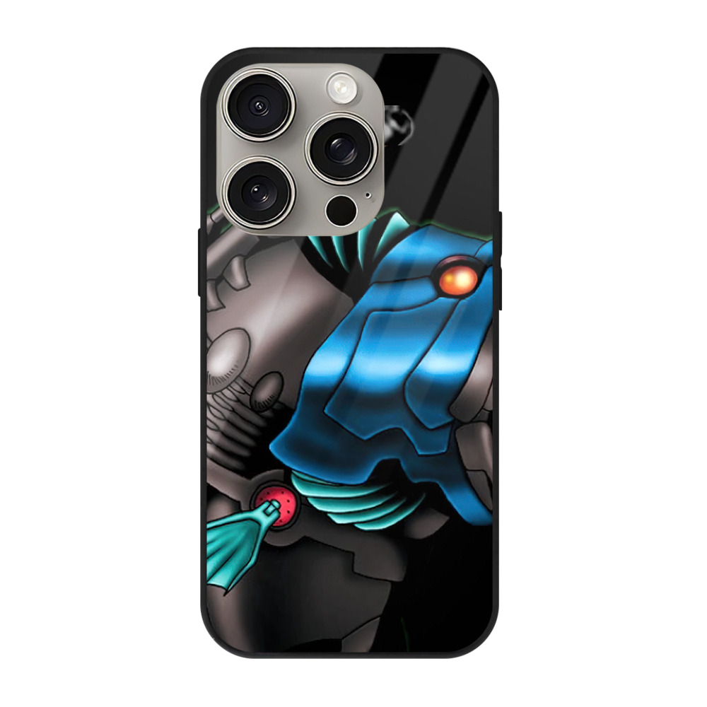 遊☆戯☆王 Yu-Gi-Oh! 【iPhone15Pro対応】スマホケース 耐衝撃＆黄変防止 背面ガラス